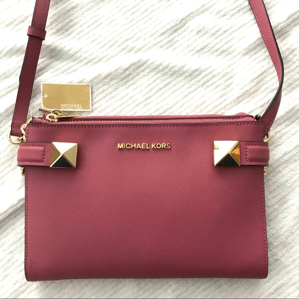 Michael Kors Karla East West Crossbody Tulip Pink